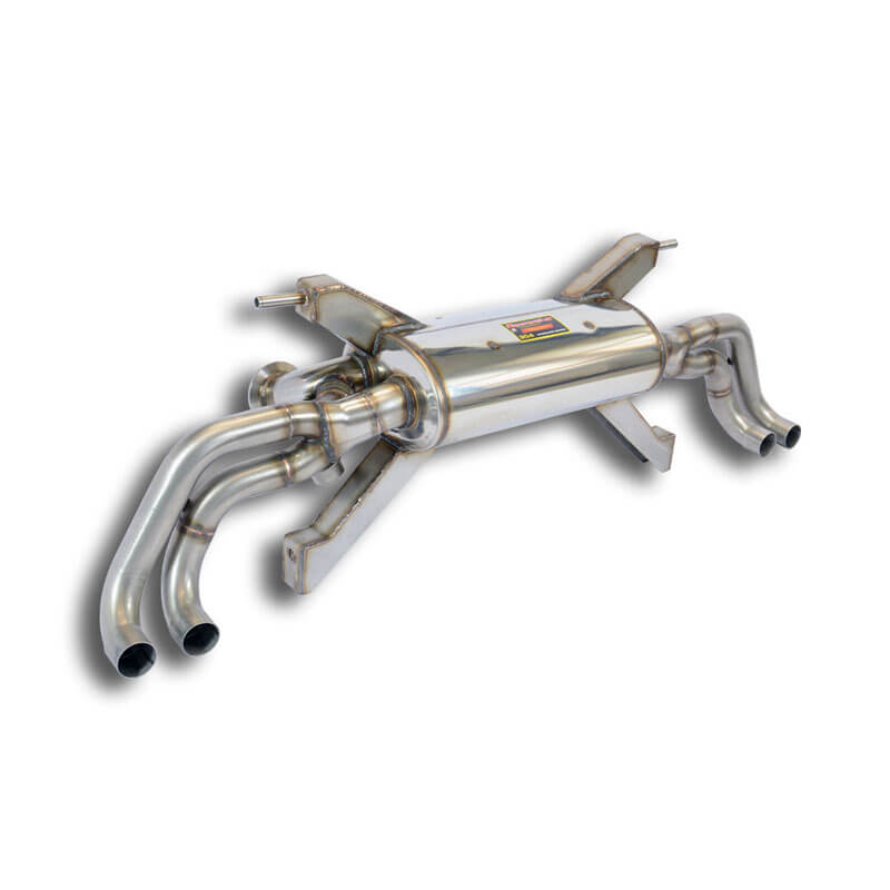 Supersprint Rear exhaust with valves Right - Left 4 exits (Replaces the main catalytic converter - fits to the stock endpipes) AUDI R8 PLUS 2015-