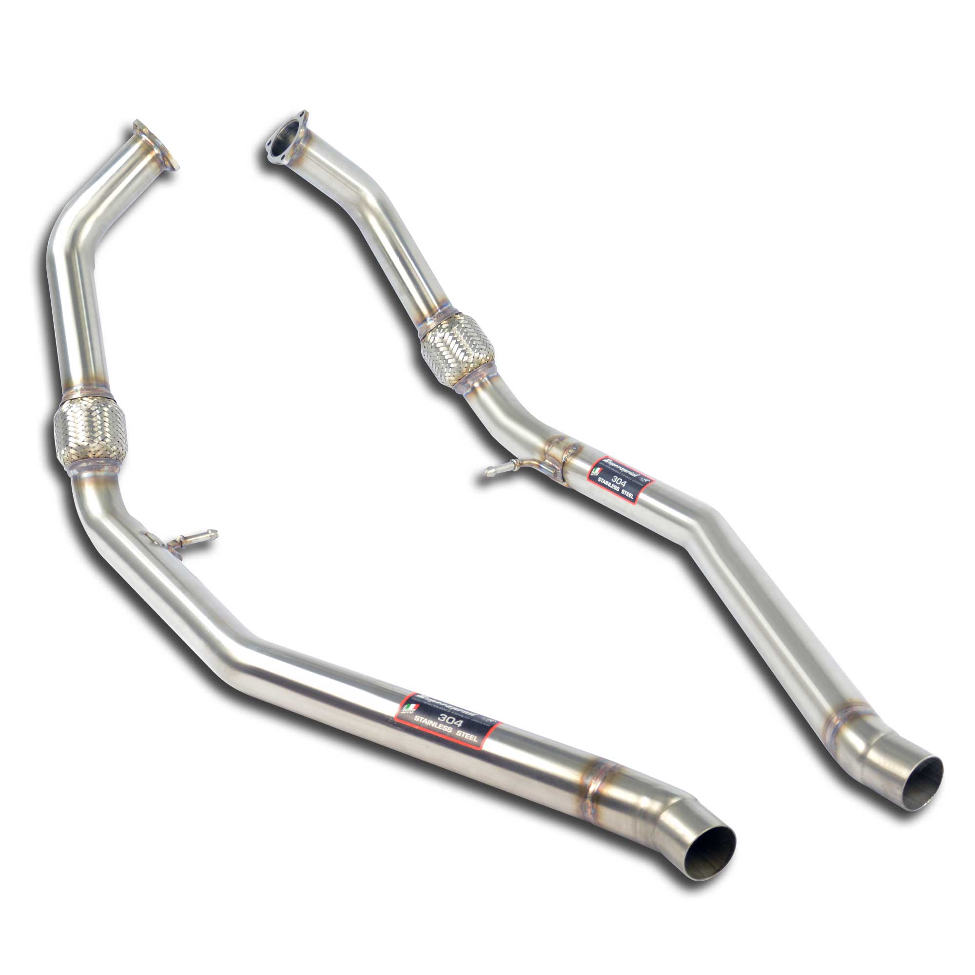 Supersprint Front pipe kit Right - Left (Replaces OEM front exhaust)  AUDI SQ5 QUATTRO 3.0 TFSI V6 (354 Hp) 2017 -