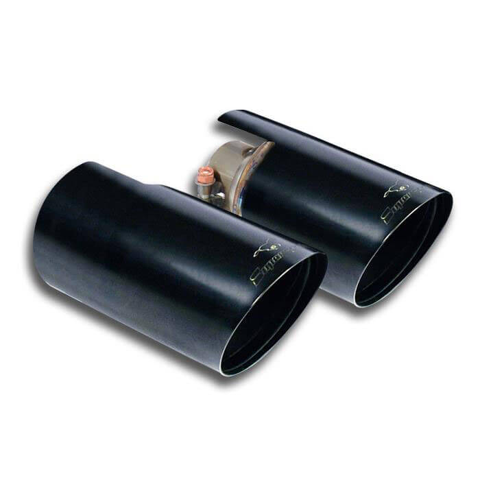 Supersprint Endpipe Right - Left RACE BLACK FIAT 500 ABAR