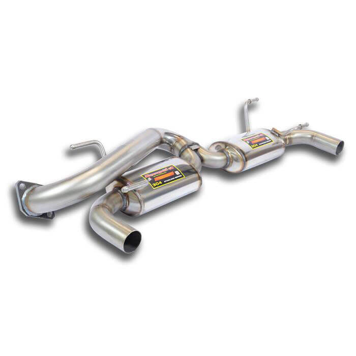 Supersprint Rear exhaust Right - Left RACE for TOYOTA GT 86