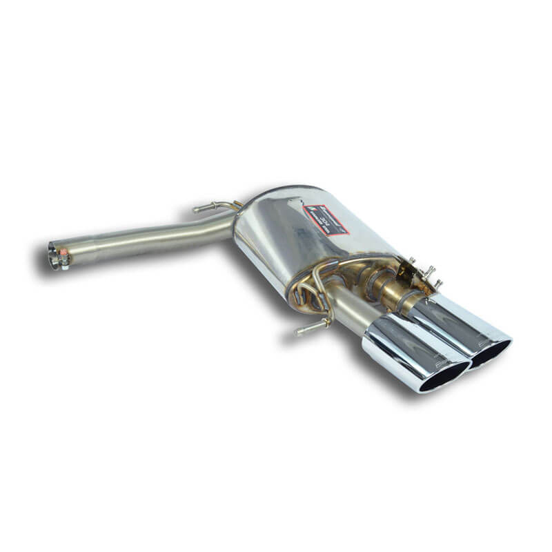 Supersprint Rear exhaust Right OO80 with valve SEAT LEON 5F WAG.