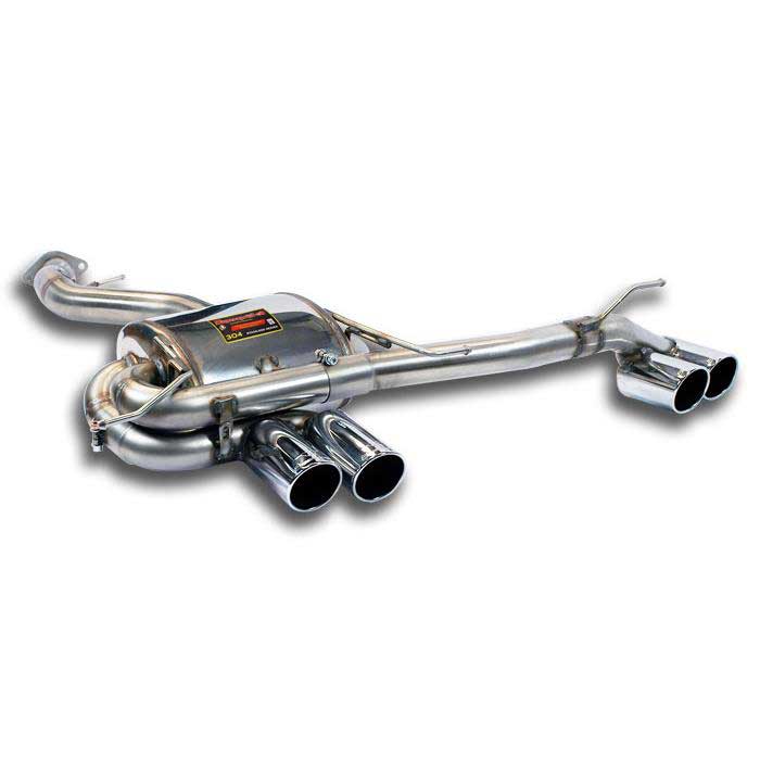 Supersprint Rear exhaust Right OO80 - Left OO80 BMW E82 Coup? 135i Bi-Turbo (306 Hp N54 Engine) '07 - 04/2010