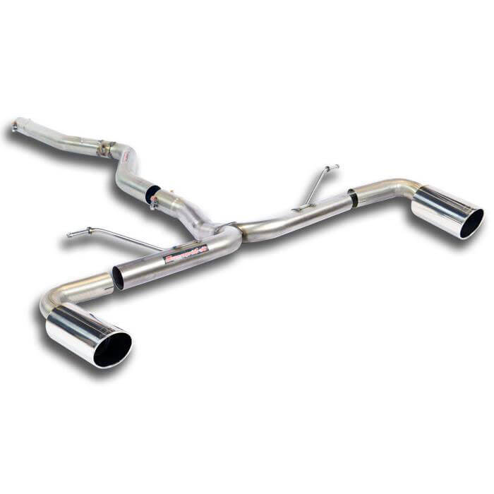 Supersprint Connecting pipe + rear pipe Right O90 - Left O90 BMW F34 GT320d