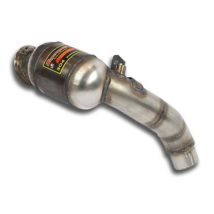 Supersprint Turbo downpipe kit with Metallic catalytic converter Right BMW F10 M5