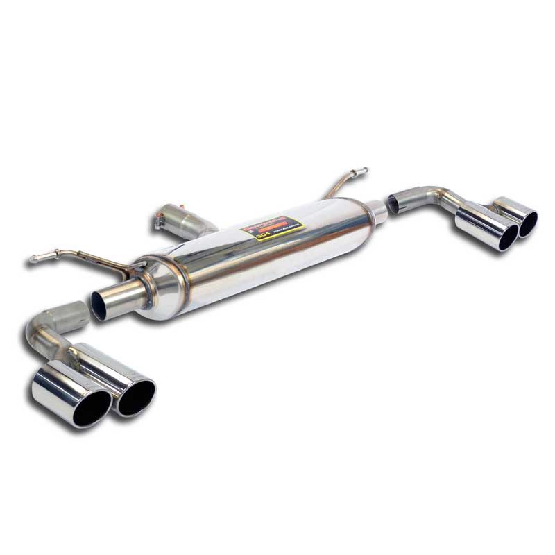 SUPERSPRINT Rear exhaust Right OO80 - Left OO80 BMW E83 X3 2.5i 2004 -2005