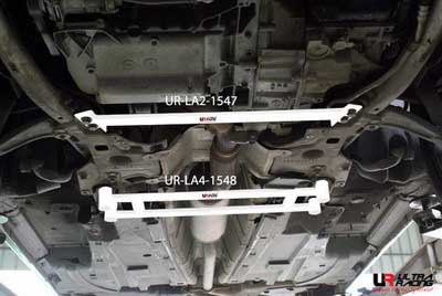 Peugeot 407 04-10 2.0 UltraRacing 4-Point Front H-Brace
