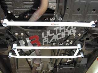 For Toyota RAV4 2.4 06+ UltraRacing 4-Point Front Lower Brace