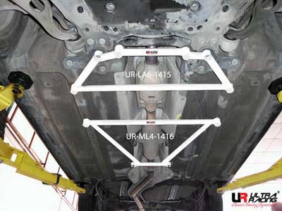 Mazda 6 GH 08+ UltraRacing 4-Point Mid Lower Brace 1416