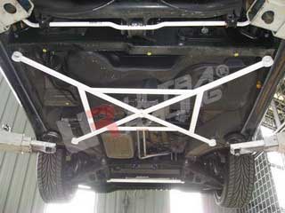 Smart Fortwo 450 Softtop 98-07 UltraRacing 5P Mid Lower Bar
