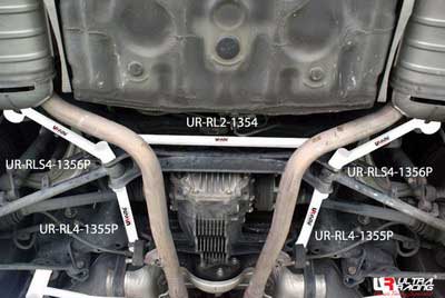 For Lexus LS 430 00-06 UltraRacing 2-Point Rear Lower Tiebar