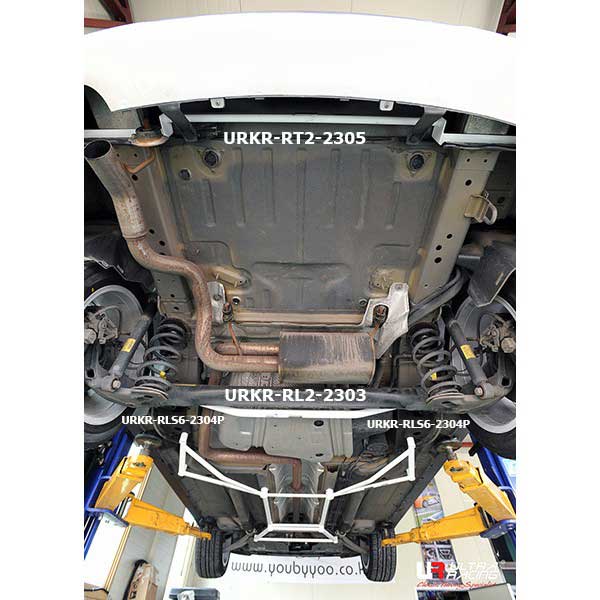 Chevrolet Orlando 10+ UltraRacing 2-Point Rear Lower Bar