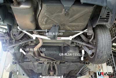 Peugeot 407 04-10 2.0 UltraRacing 4-Point Rear Lower Brace