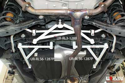 Mazda 8 LY 06+ UltraRacing 2x 3-Point Rear Side Bars 1287P
