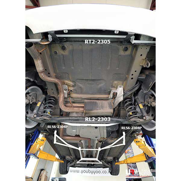 Chevrolet Orlando 10+ UltraRacing 6-Point Rear Lower Brace