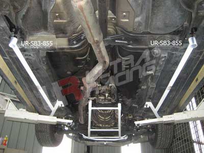 Nissan S14 95-99 UltraRacing 2x 3-Point Side/Floor Bars