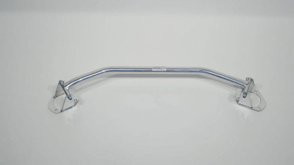 Front strut bar aluminum Honda Prelude 2,2i + 2,3i (92- 96) Трехсоставная растяжка стоек крепится к существующим креплениям чашки стоек.