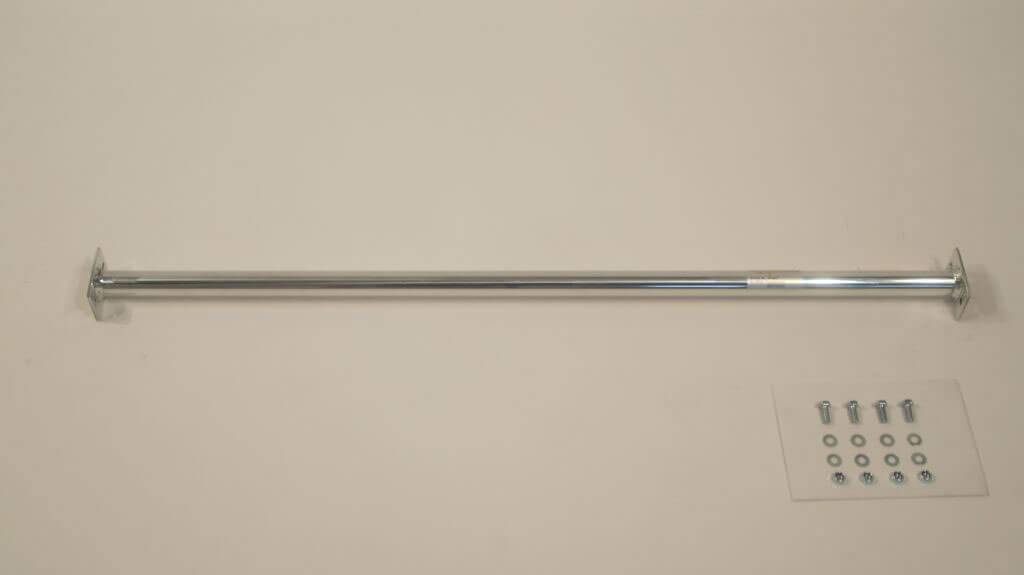 Rear strut bar aluminium for Toyota Auris (2007-2010) Односоставная  растяжка стоек устанавливается с помощью винтов в промежуточном положениию соответствующие отверстия должны быть просверлены.