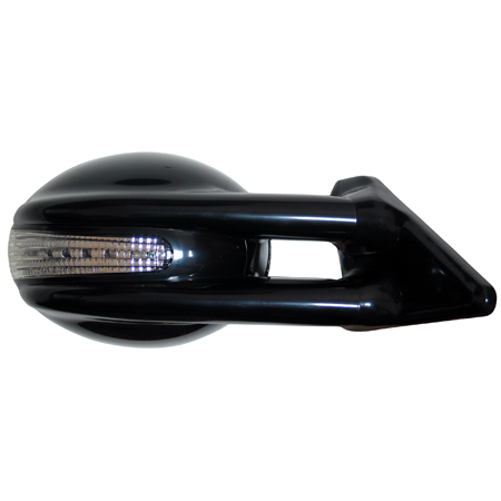 Зеркало с эл.приводом, + светодиодный поворотник, черное (4 провода)